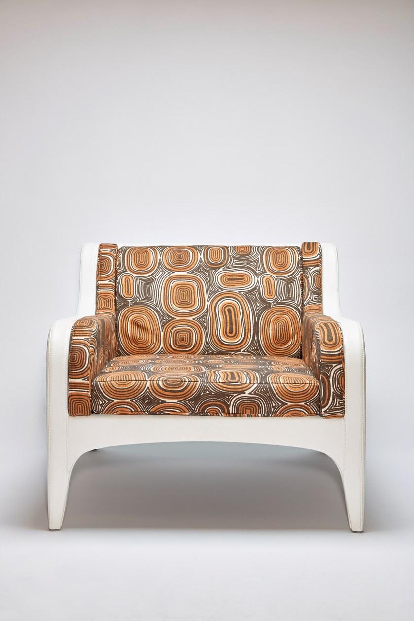 REDA AMALOU DESIGN Кресло из кожи и ткани sun-id-1399517 - Вид №7