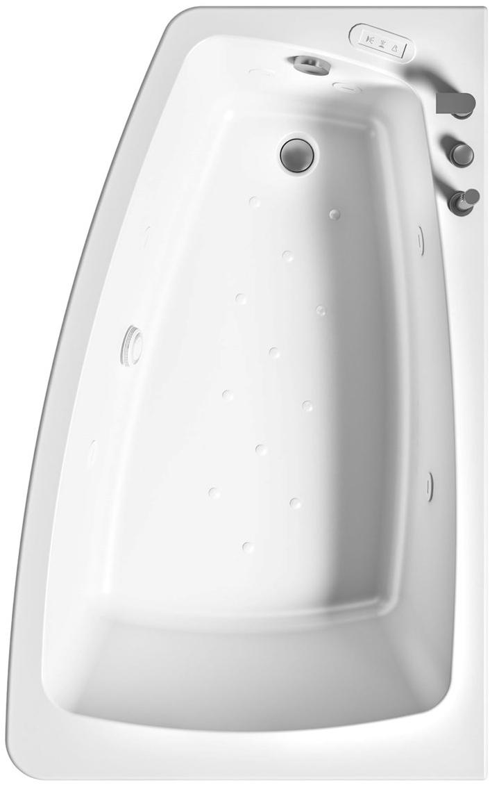 Albatros Асимметричная акриловая ванна с гидромассажем Thea 01th75bs - Вид №4