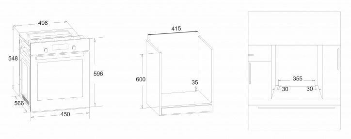 8186939 Электрический духовой шкаф Simfer B4EM16016 серебристый STDN-0045240 - Вид №10