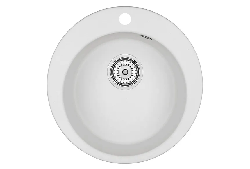4801, АРКТИК (БЕЛЫЙ), кухонная мойка, кварц GRANULA 4801-ST65 - Вид №1