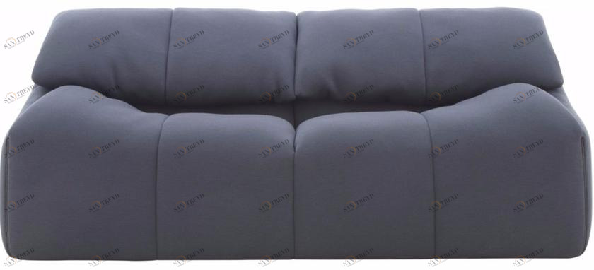 Ligne Roset 3-х местный тканевый диван со съемным чехлом Plumy sun-id-1499977