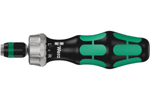14980379 Рукоятка-битодержатель с трещоткой , 1/4"х142 мм, WE-051461 WERA