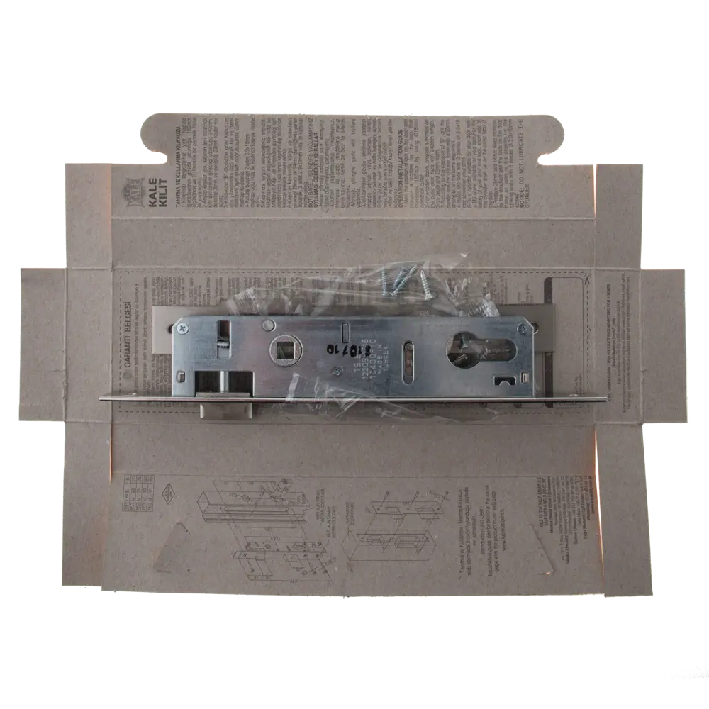 Замок врезной Kale 153-85BS25 с поворотной защелкой 84229506 STLM-0047252 - Вид №4