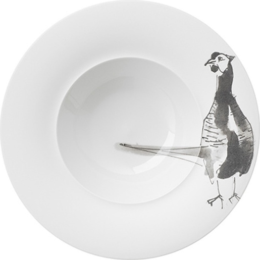 10584544 Hering Berlin Тарелка суповая Hering Berlin "Охота" "Фазан" 25см Фарфор 