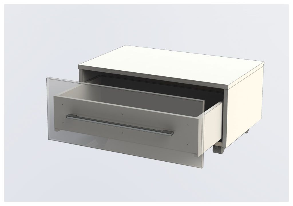 Тумба подкатная Aquanet Нота 58 белый 00170735 - Вид №4