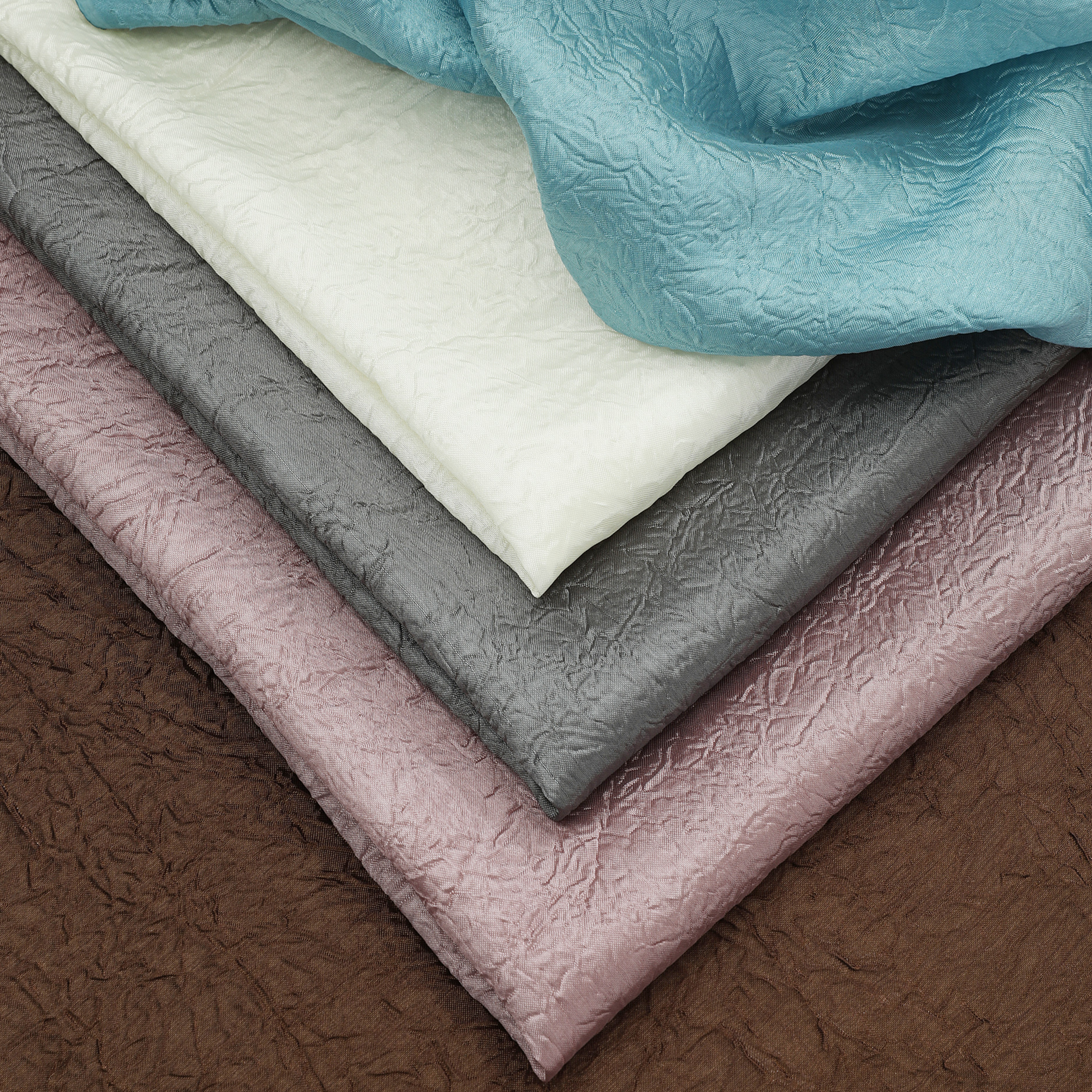 Тергалет ТОРГОВЫЙ ДОМ ТЕКСТИЛЬ - жатая ткань экрю для изысканных штор 81959965 STLM-0015398 - Вид №3