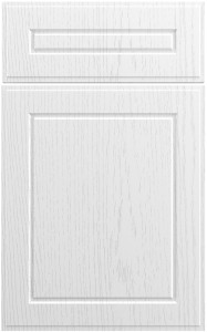 Фасады для кухни Классика Фрезеровка «Петергоф» Белая структурная №511