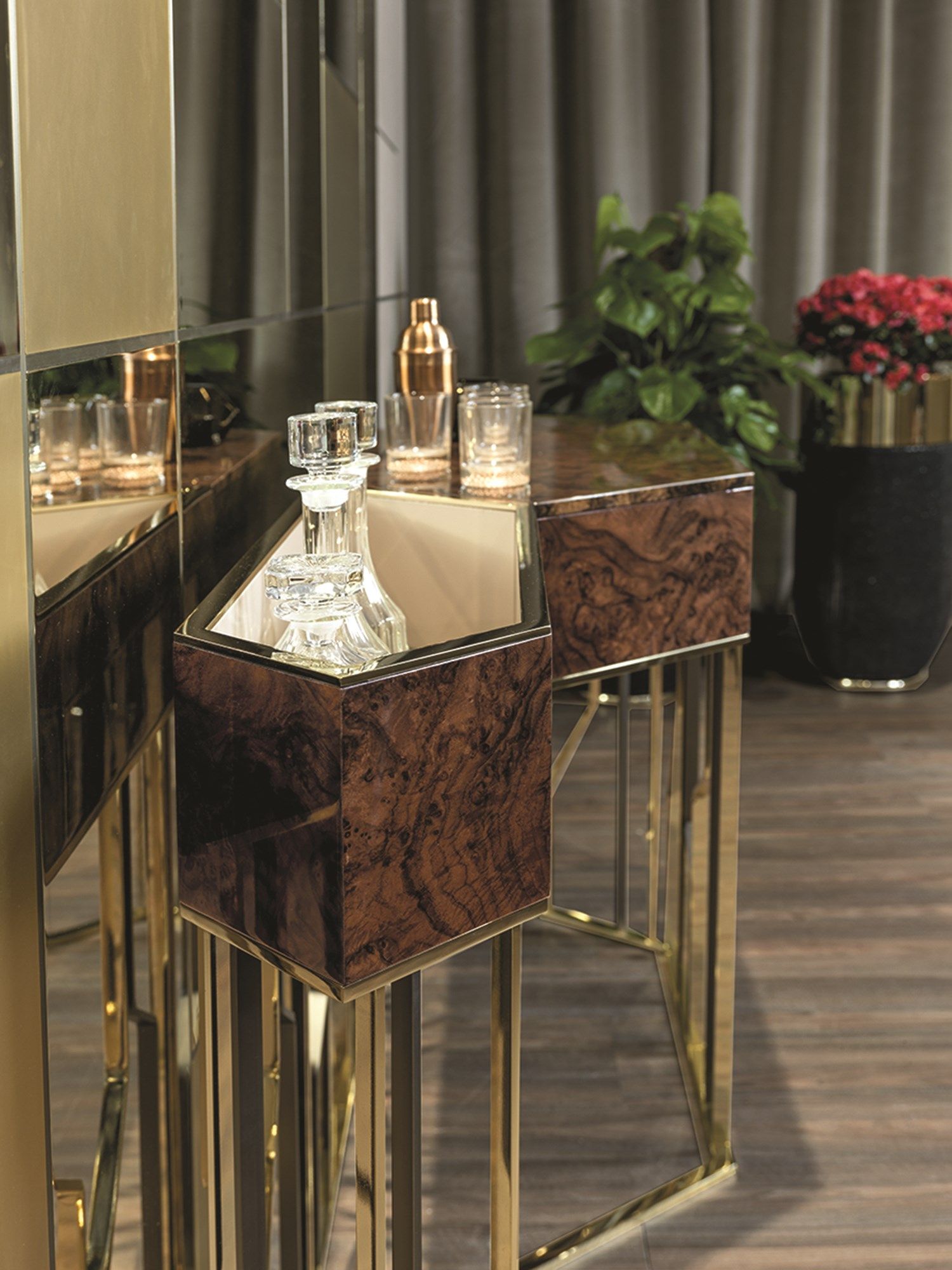 Деревянная консоль с ящиками Longhi Loveluxe 2017-Essence collection ARCH-00056770 - Вид №1