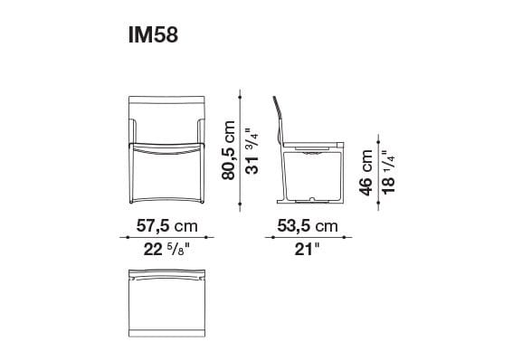 Кожаный стул B&B Italia закрытый мирт ARCH-00034690 - Вид №3