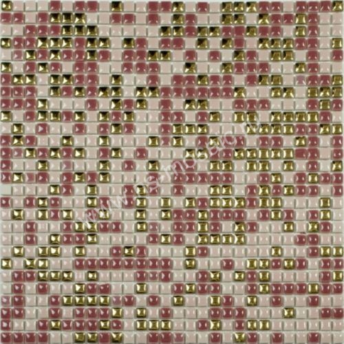 Мозаика стеклянная с вкроплениями природного камня C-102 SN-Mosaic Exclusive 