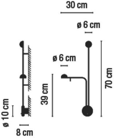Vibia Регулируемый светодиодный настенный светильник Pin sun-id-1456731 - Вид №9