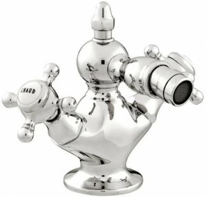 Bronces Mestre Смеситель для биде из хромированной латуни с глянцевой поверхностью Retro
