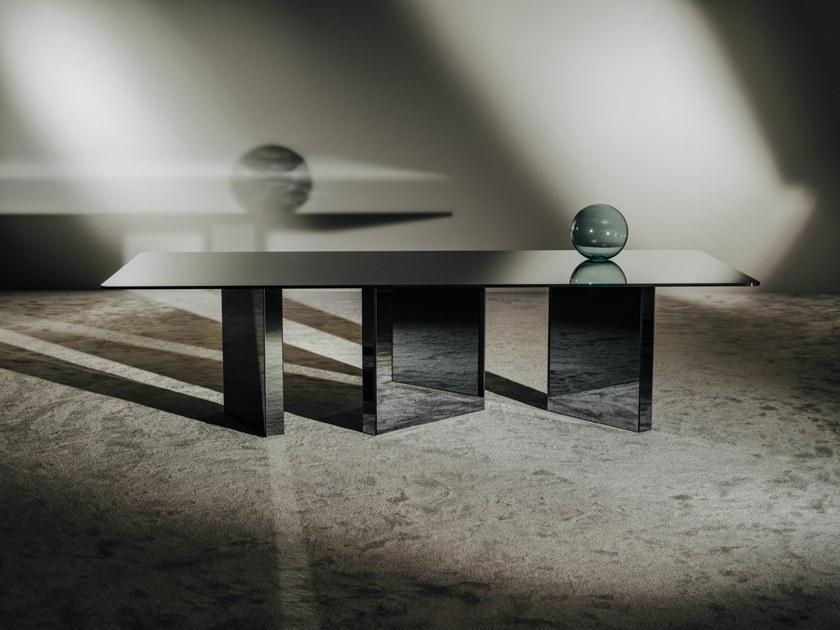 GIOPAGANI Прямоугольный стеклянный стол Unknown pleasures sun-id-1451875 - Вид №1