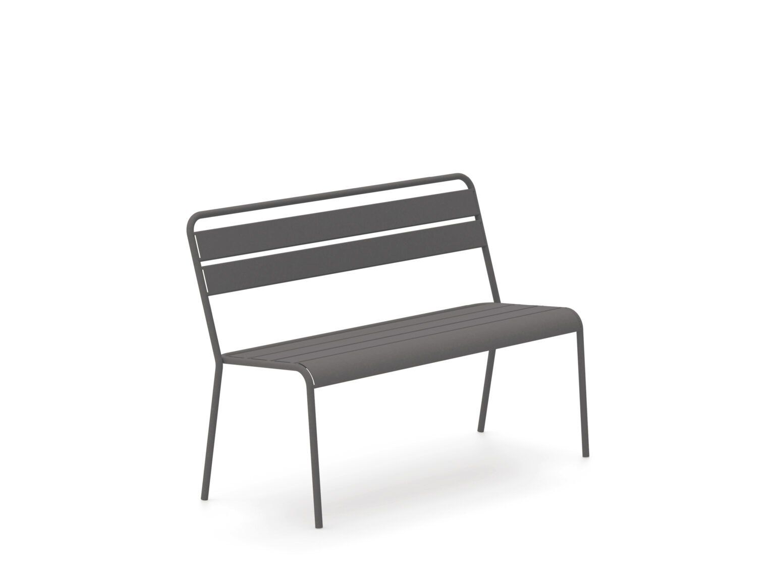 Металлическая штабелируемая садовая скамейка со спинкой Vermobil ARCH-00126375 - Вид №11