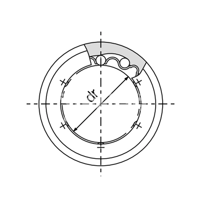 IS599 Линейный подшипник LM16-L-UU ISKRA  - Вид №2