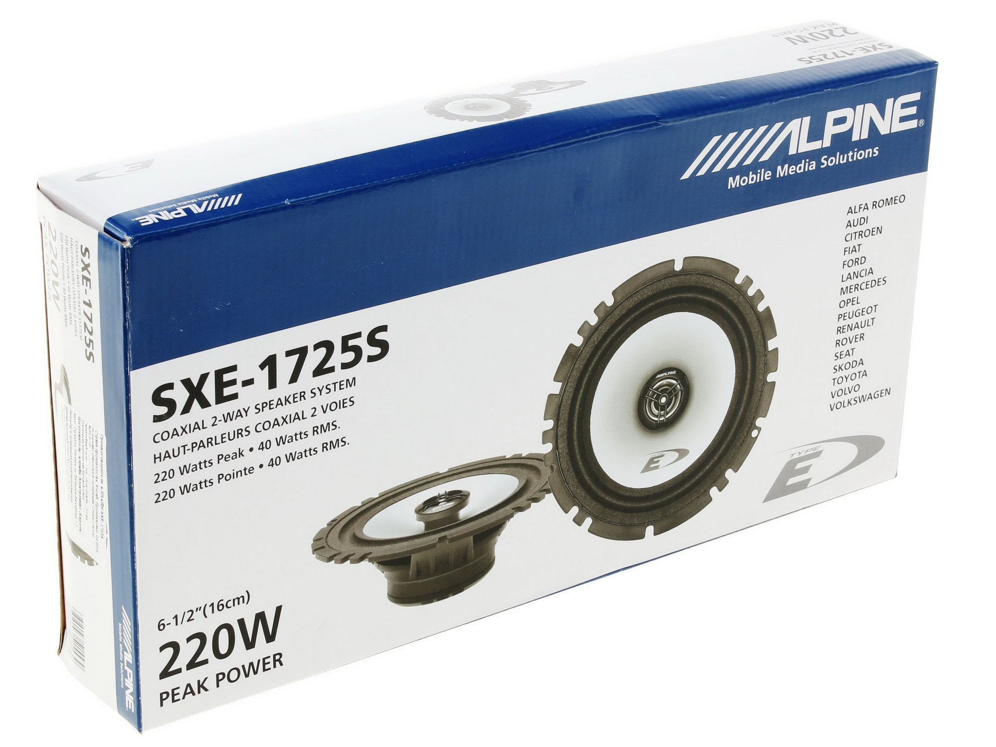 6602507 Коаксиальная акустическая система Alpine SXE-1725S STDN-0057919 - Вид №4