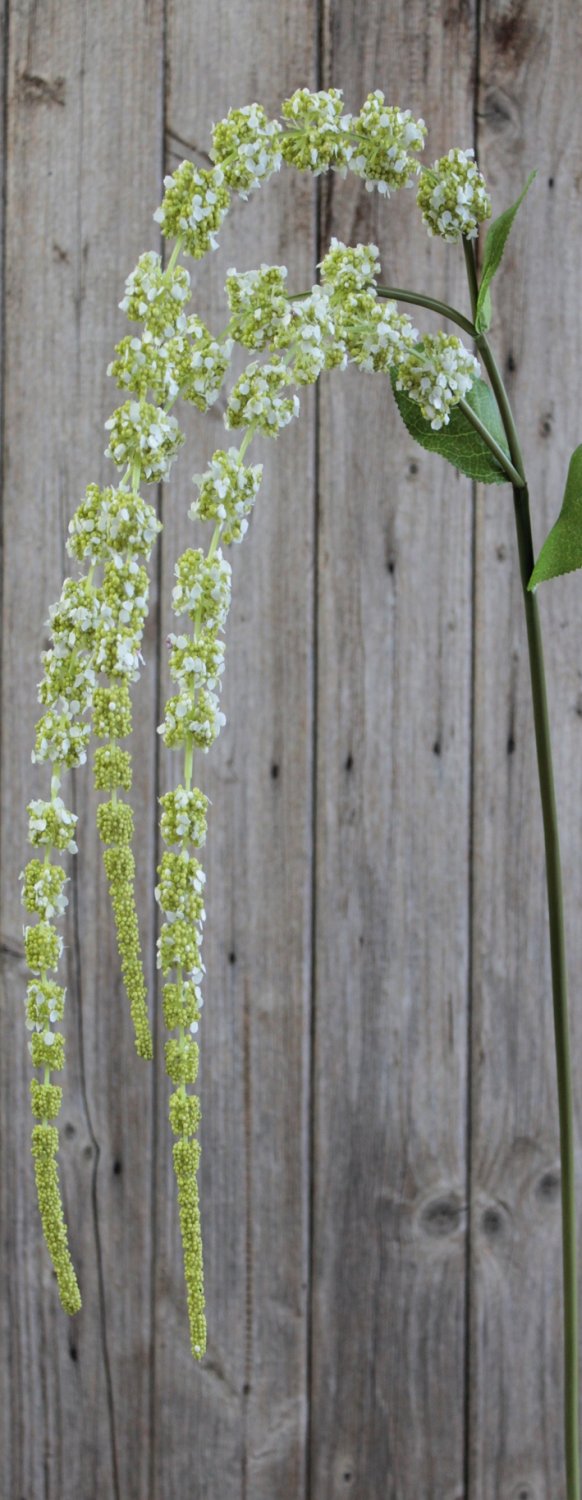 4863 807 a3 Стебель искусственного амаранта, 70 см (105 см), зелено-белый H-andreas 