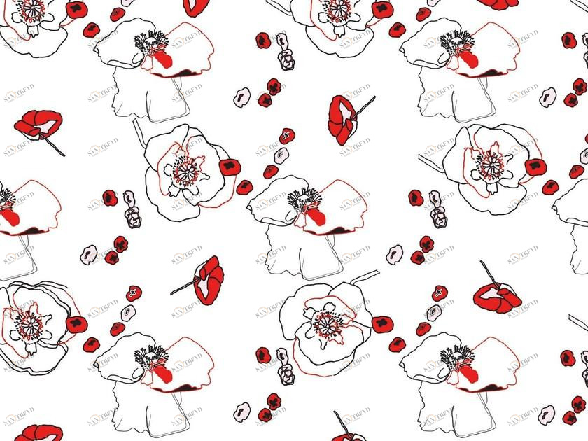 Wall&decò С цветочными мотивами Contemporary wallpaper 2010 sun-id-1351219