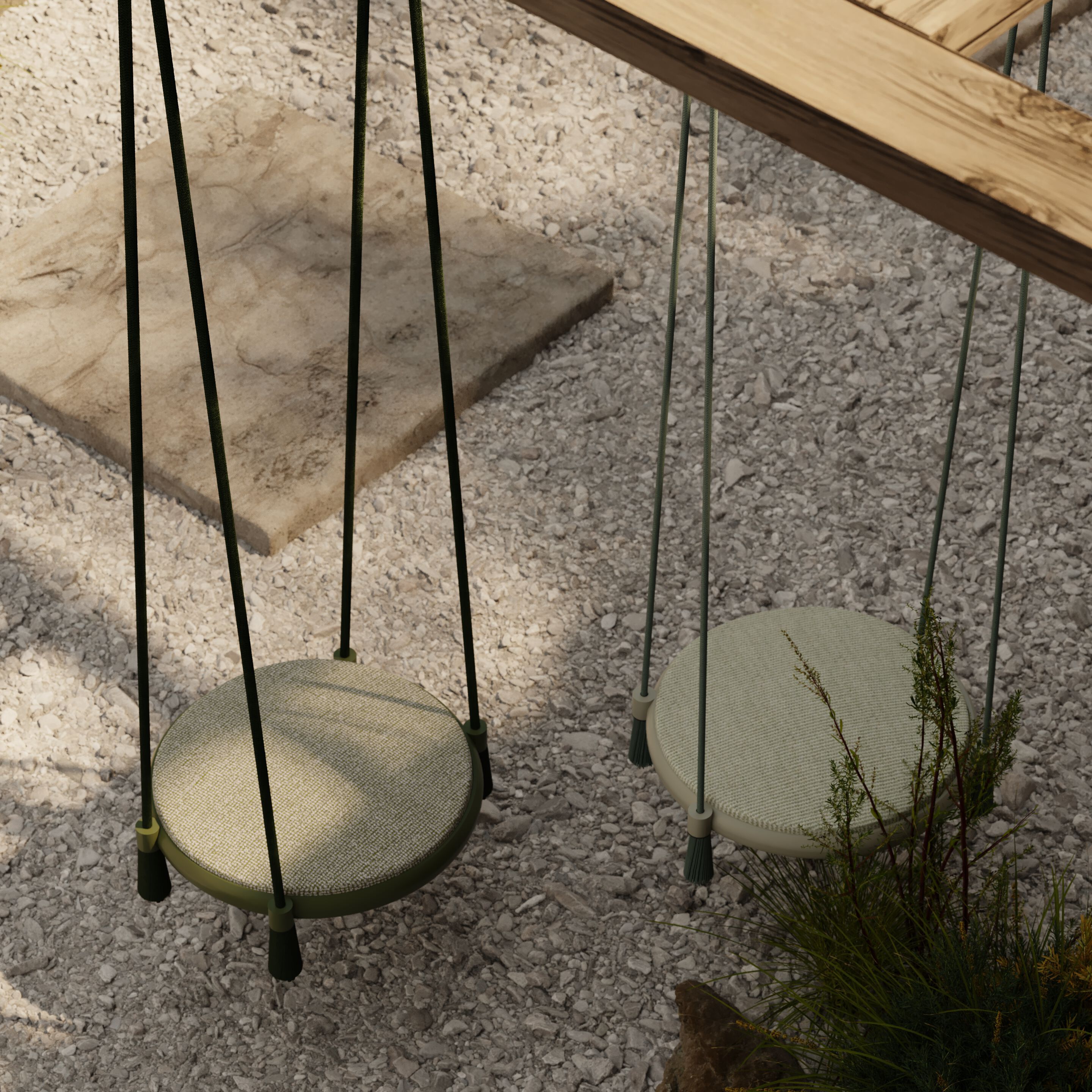 Алюминиевое подвесное сиденье YAAZ Hayal ARCH-00150319 - Вид №3