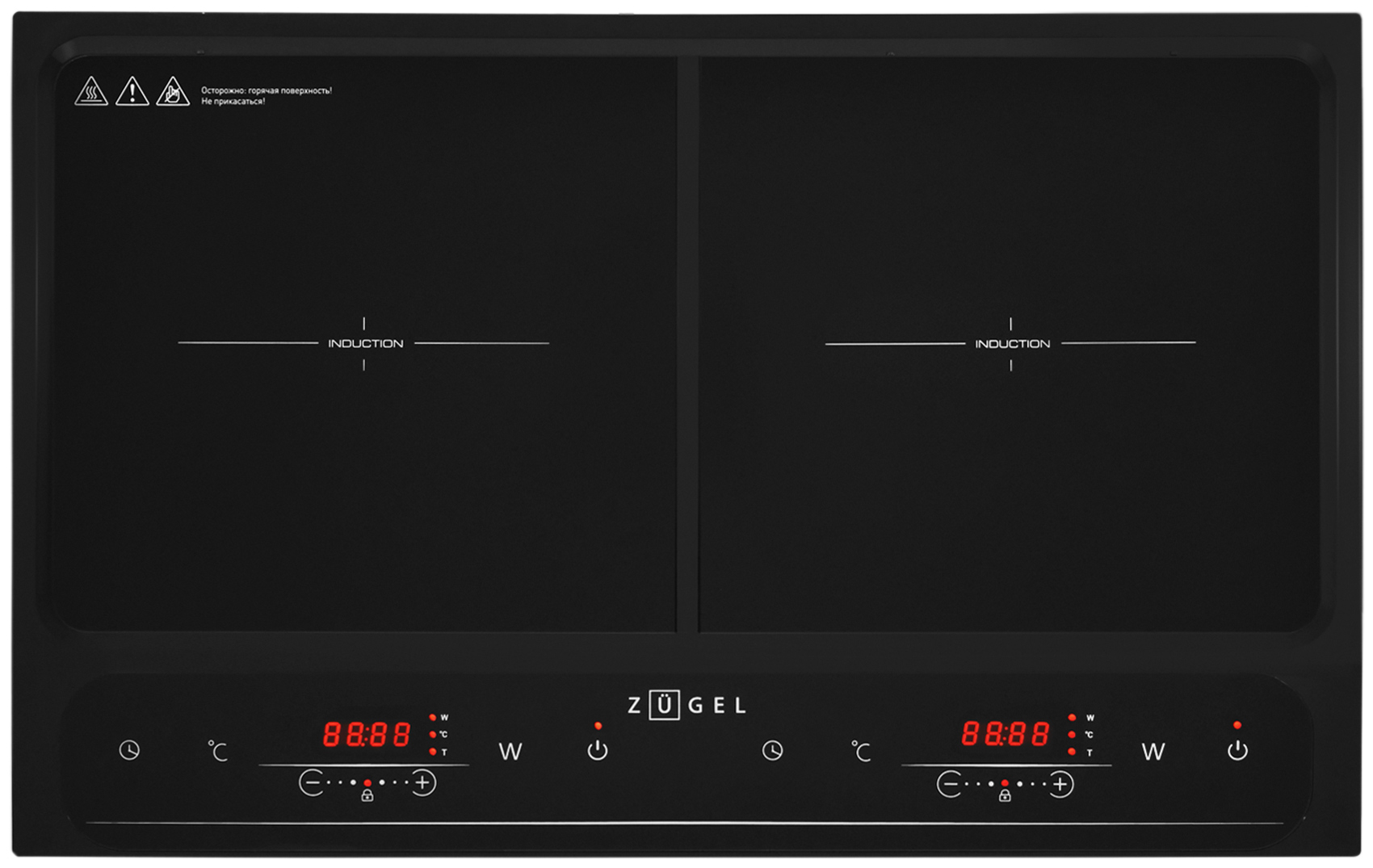 9979556 Плита компактная электрическая ZUGEL ZIH620B черный STDN-0106296