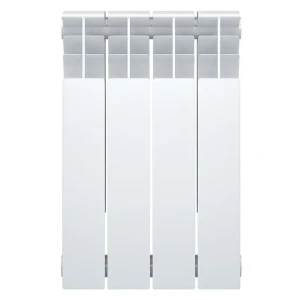 Радиатор секционный Monlan Bimetal 500/80 4 секции боковое подключение биметалл белый