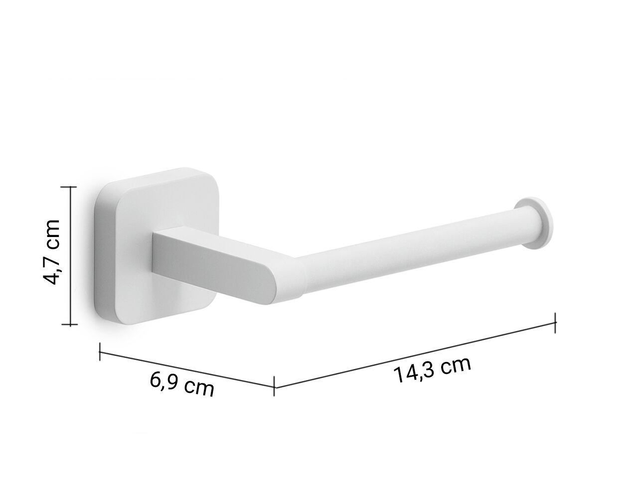 Держатель рулона из нержавеющей стали GEDY Тонга ARCH-00126000 - Вид №6