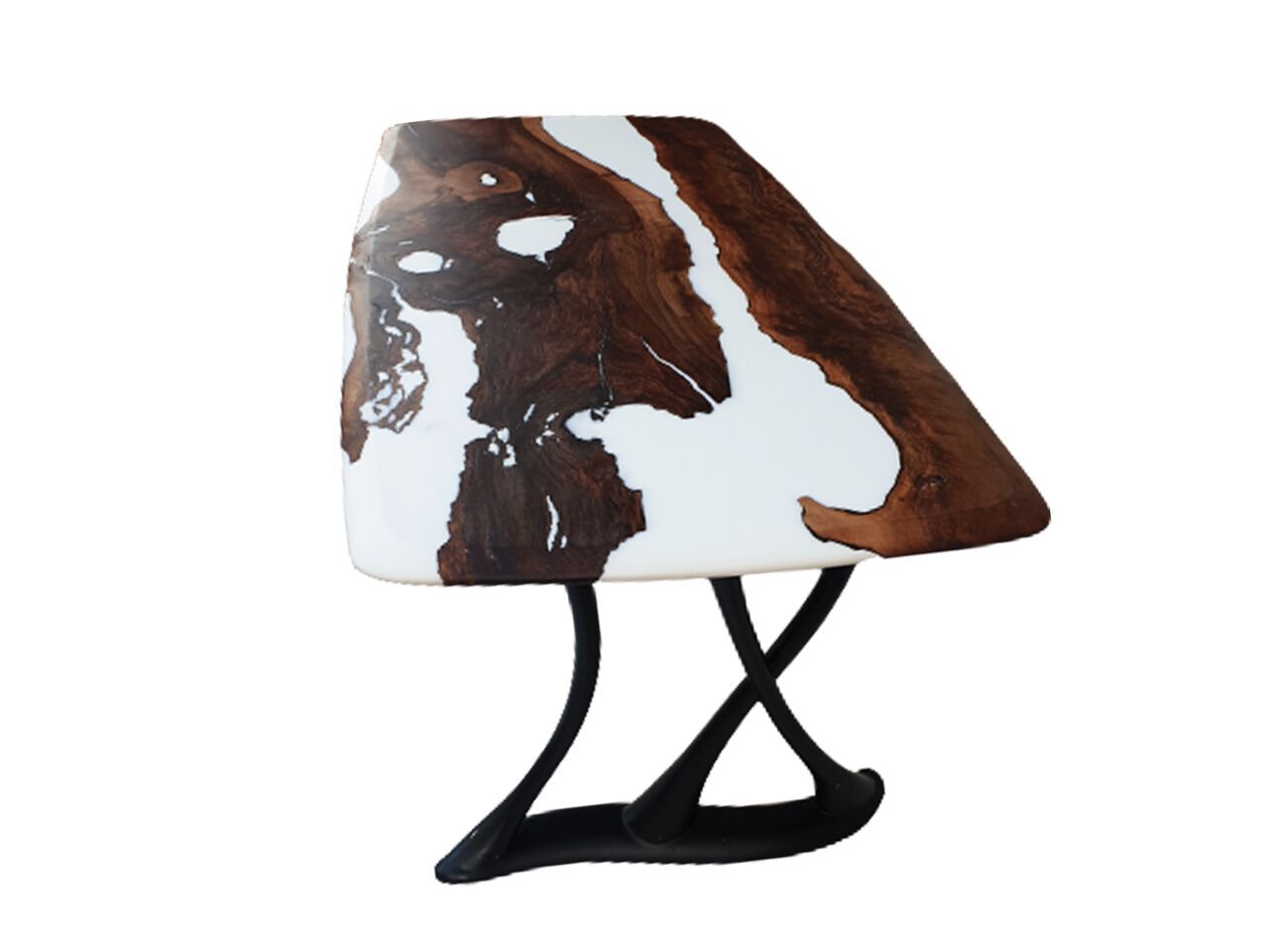 Прямоугольный стол из смолы и орехового дерева Legnor LEG2408798 ARCH-00132707 - Вид №1