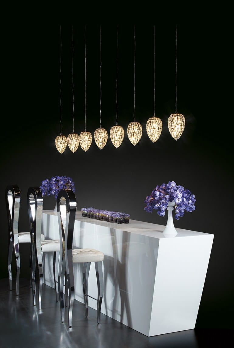 Подвесной светильник с кристаллами Vgnewtrend Arabesque ARCH-00004661 - Вид №6