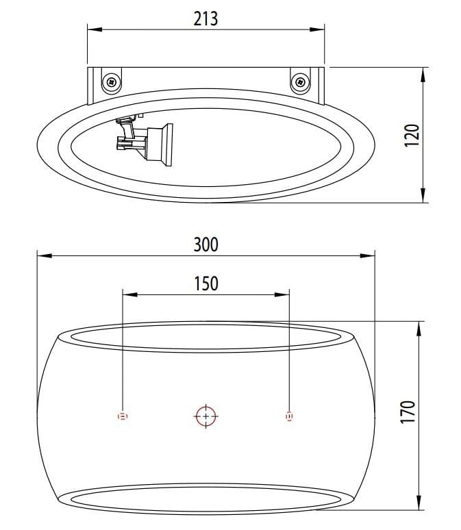 Керамический настенный светильник с регулируемой яркостью Astro Lighting ARIA 300 / 370 ARCH-00010400 - Вид №5