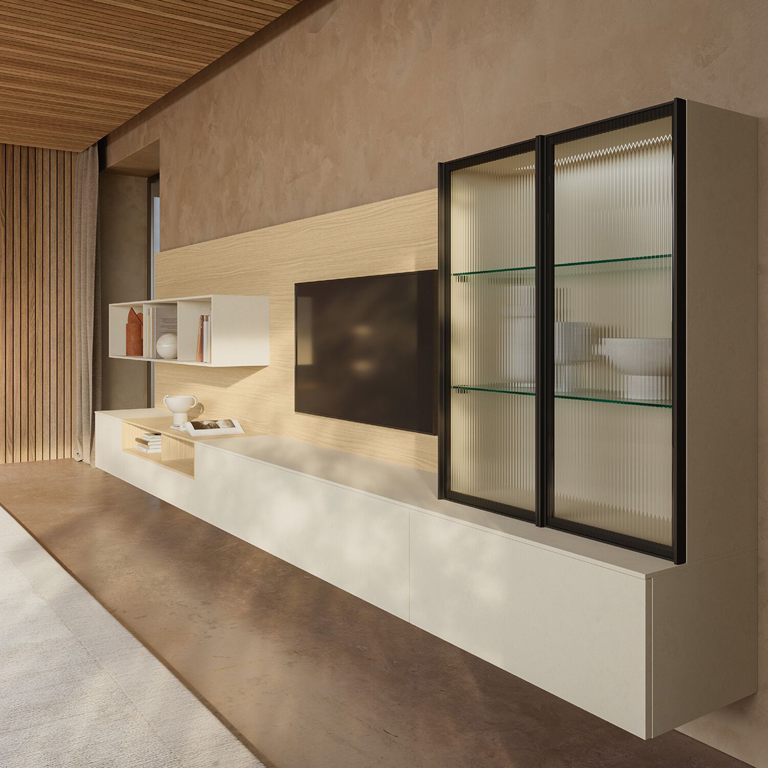 Модульная оборудованная стена со встроенным освещением Zalf Modulor ARCH-00016127