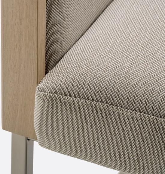 Pedrali Мягкое кресло-санки с подлокотниками Box 741 - Вид №3