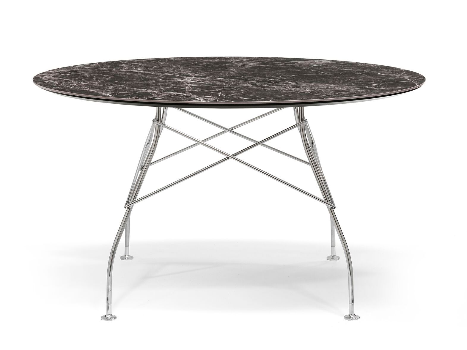 Круглый обеденный стол из керамогранита Kartell GLOSSY ARCH-00051866 - Вид №29