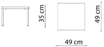 Vermobil Садовый столик низкий металлический Alice Ch201 - Вид №1
