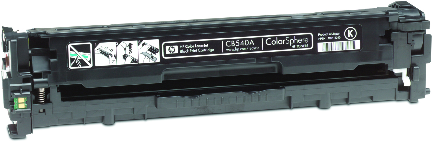 CB540A color laserjet black print cartridge HP Santreyd  - Вид №1