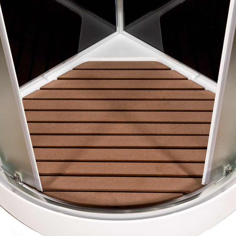 ЕМ4516 стандартная Душевая кабина DETO Серия EM B09S BLACK - Вид №1