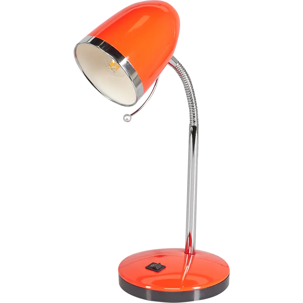 Рабочая лампа настольная KD-308, цвет оранжевый CAMELION STLM-2099823