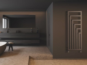 Настенный металлический полотенцесушитель