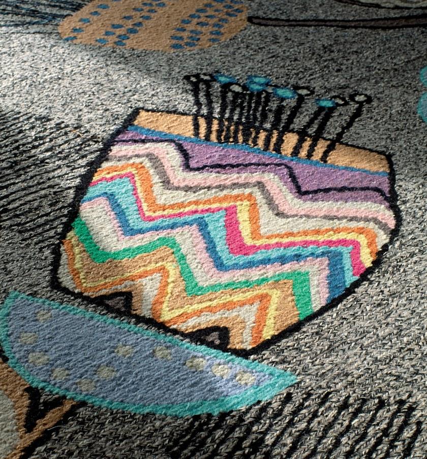 MissoniHome Ковер ручной работы из чистой шерсти с цветочным узором sun-id-1360283 - Вид №1