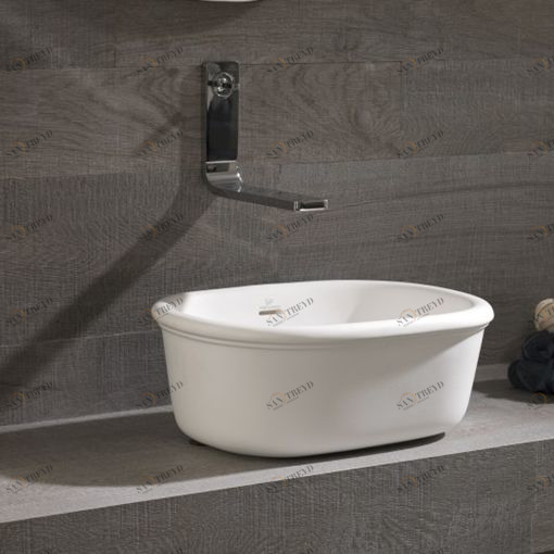 S502100001 Накладная раковина на столешницу  овальная SYSTEMPOOL 