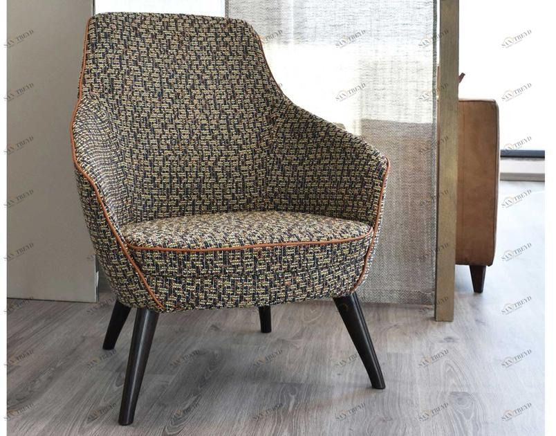 ART CASA Кресло из ткани с подлокотниками  P-olivia 