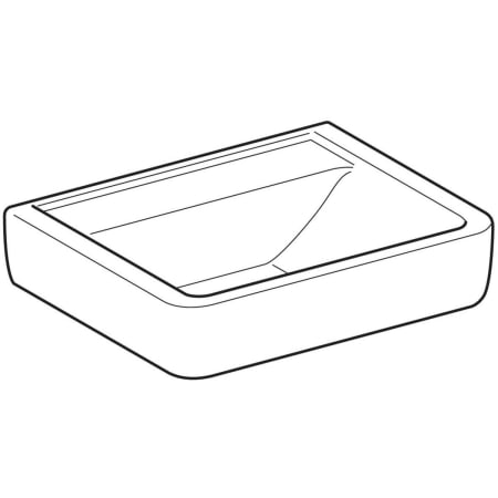 225155000 Накладная раковина Geberit Renova Plan Geberit  - Вид №9