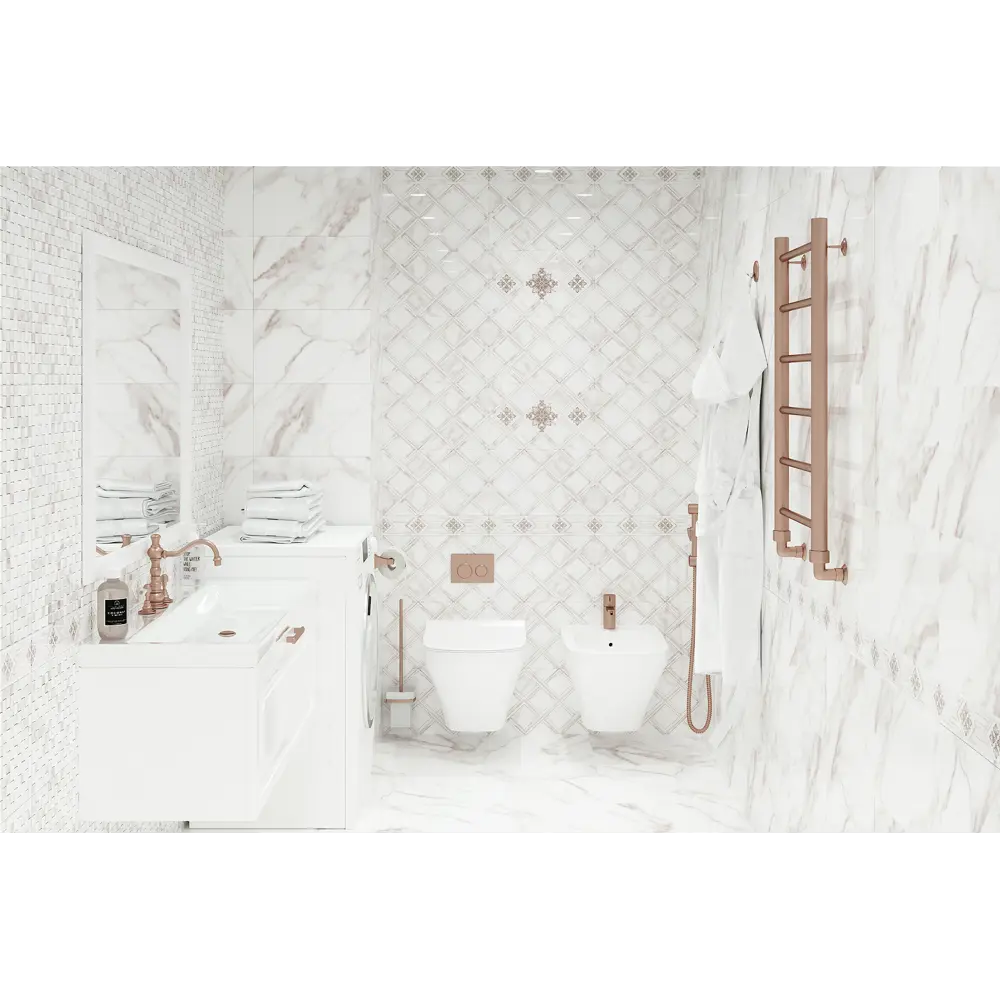 Плитка настенная Calacatta Gold 40x25 см 1.4 м² мрамор цвет бежевый Santreyd STLM-2025171 - Вид №3