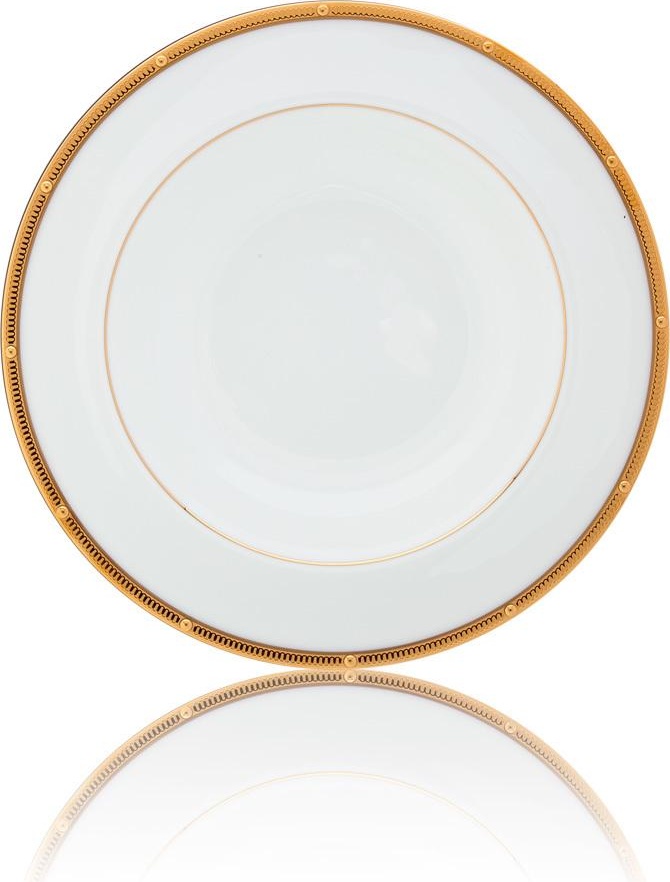 32168 Noritake Тарелка обеденная Noritake "Рочель,золотой кант" 27см Фарфор костяной 