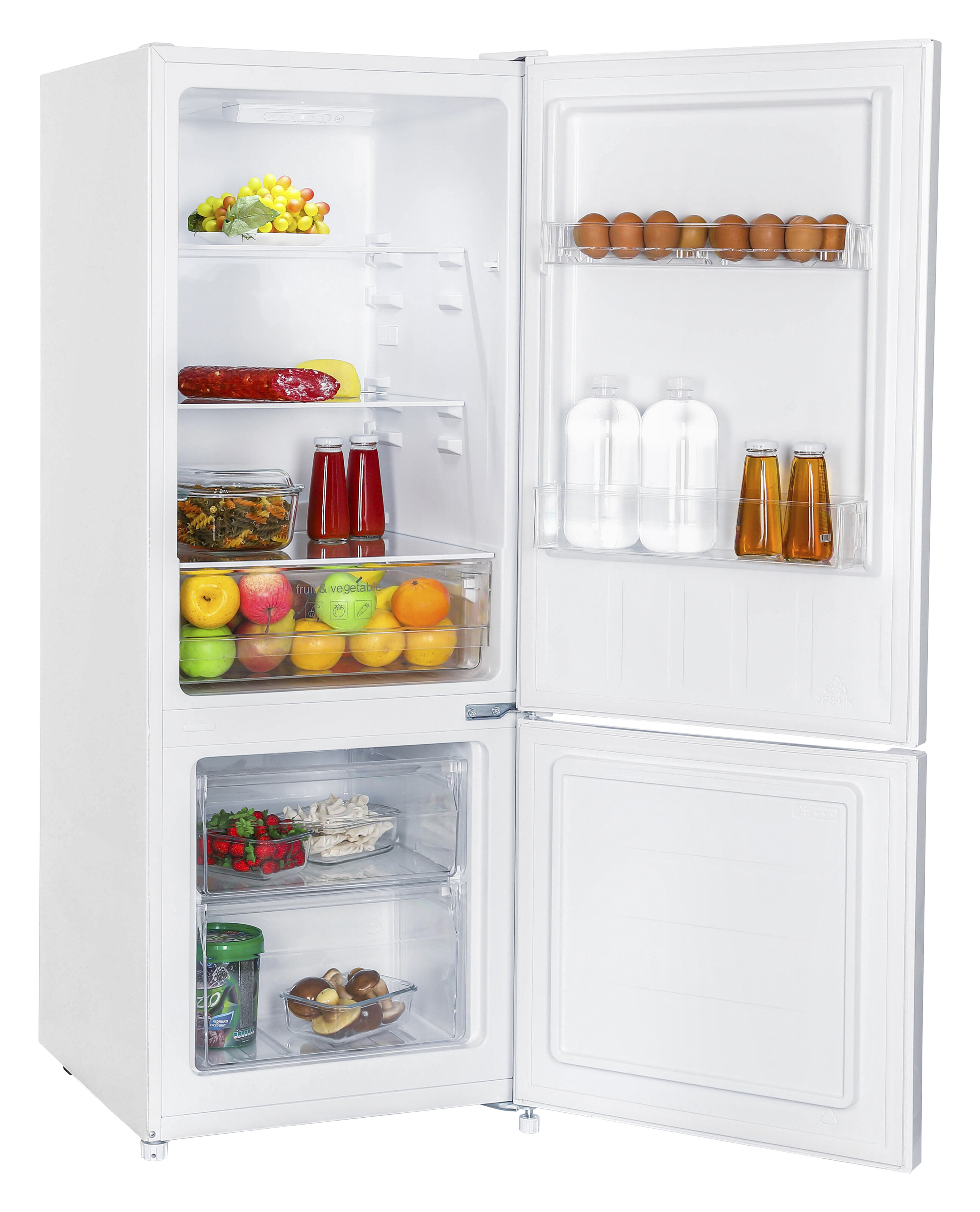 9069191 Холодильник с морозильником   Nordfrost RFC 210 LFW белый STDN-0132567 - Вид №1