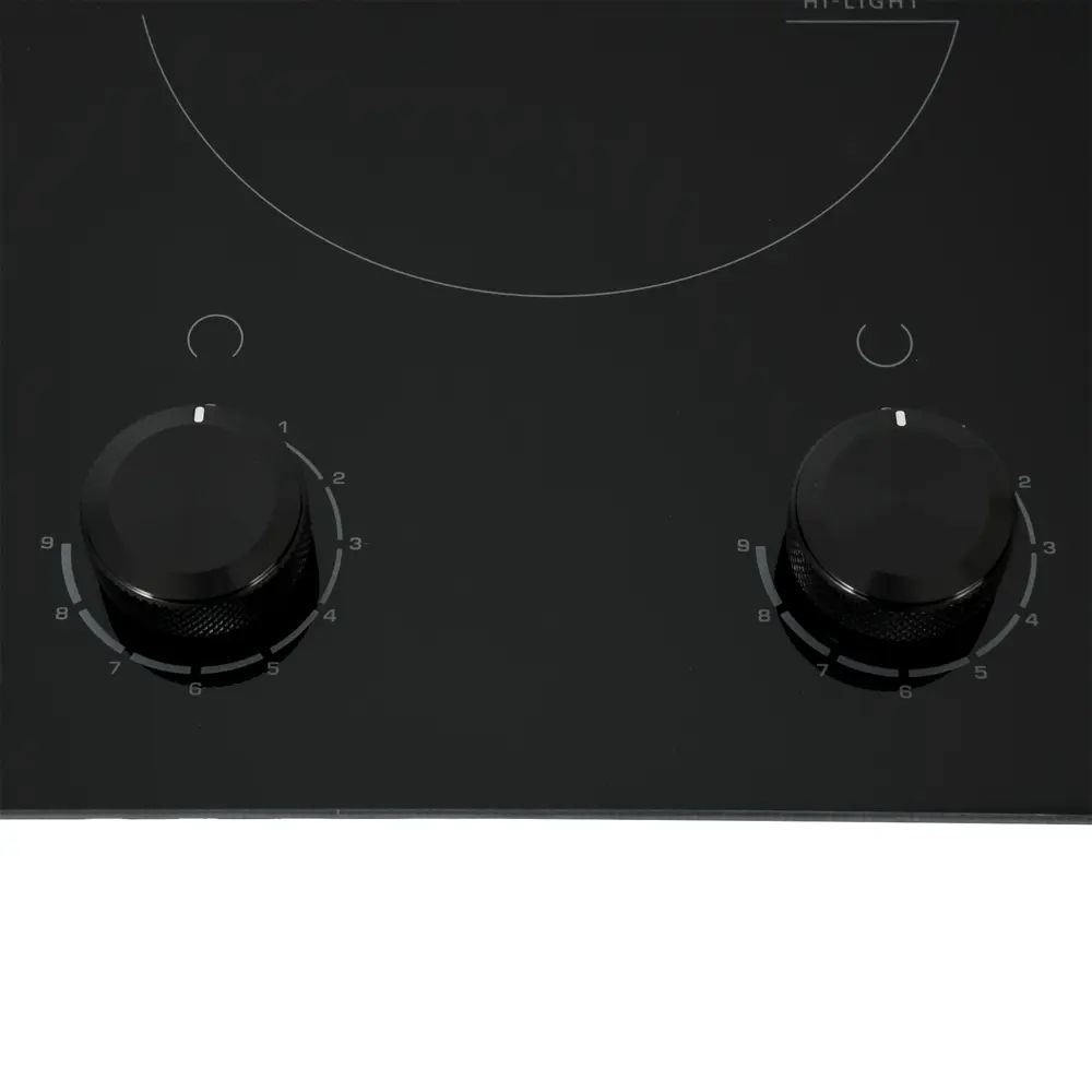 Электрическая варочная панель Kitll KHH 3002 BLACK 30 см 2 конфорки цвет чёрный STLM-2150682 - Вид №4