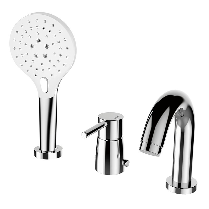 46232460 PREMIUM Смеситель для ванны для уступа Хром GRB MIXERS Time