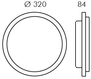SIMES Led уличный бра из пескоструйного стекла Zen sun-id-1511038 - Вид №6
