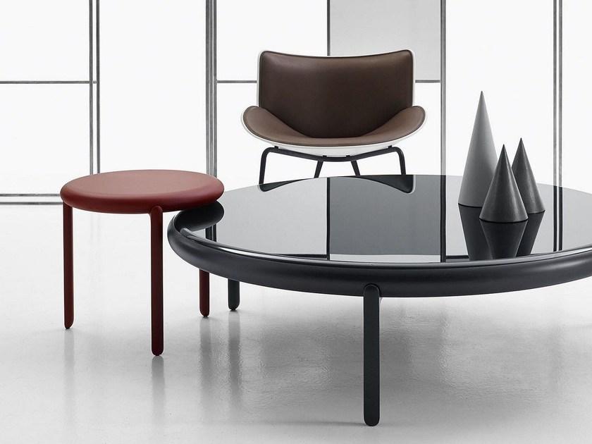 B&B Italia Круглый деревянный журнальный столик Maru sun-id-1365681 - Вид №4