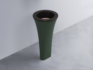 AMLA45-LV+AMPILT-CP+AMCOLT-MU Раковина Amedeo Tondo отдельностоящая cielo Enjoy + Amedeo