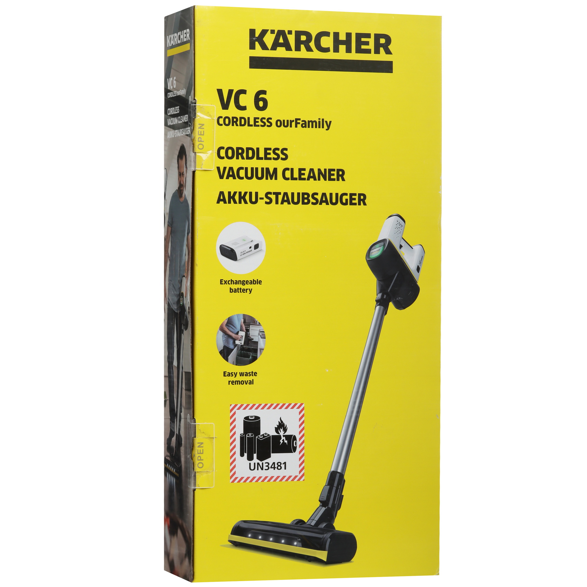 9074866 Пылесос  вертикальный  Karcher VC 6 Cordless ourFamily  белый STDN-0131733 - Вид №11